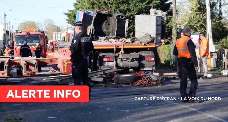 Pas-de-Calais : un TGV percute un convoi militaire, un mort et plusieurs blessés