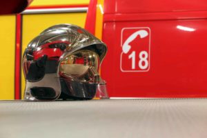 Casque de pompier