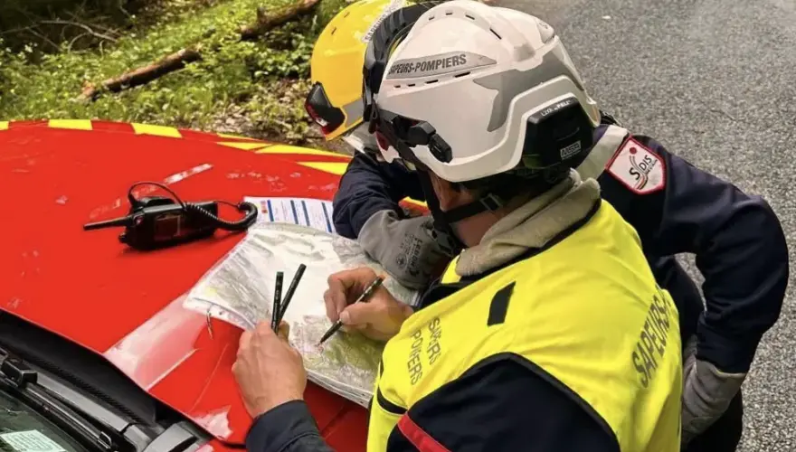 Ain : 200 pompiers s’entraînent face au risque de feux de forêt