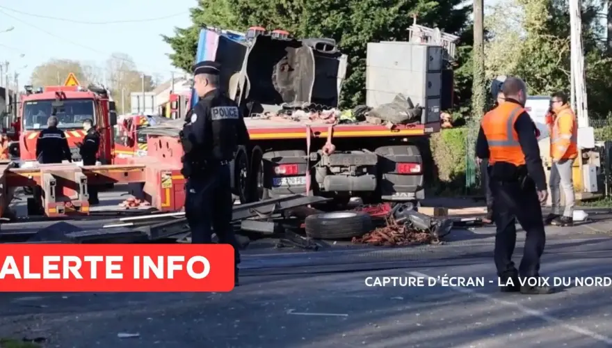 Pas-de-Calais : un TGV percute un convoi militaire, un mort et plusieurs blessés