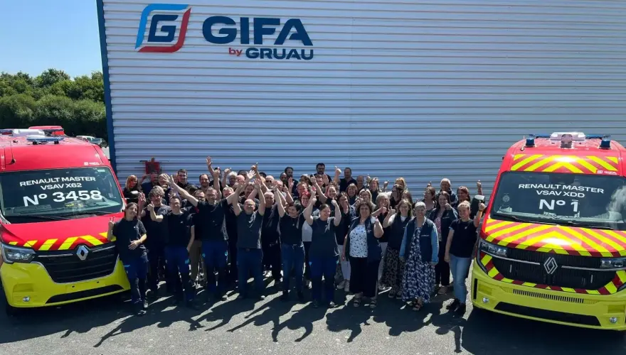 Gifa lève le voile sur son VSAV de nouvelle génération